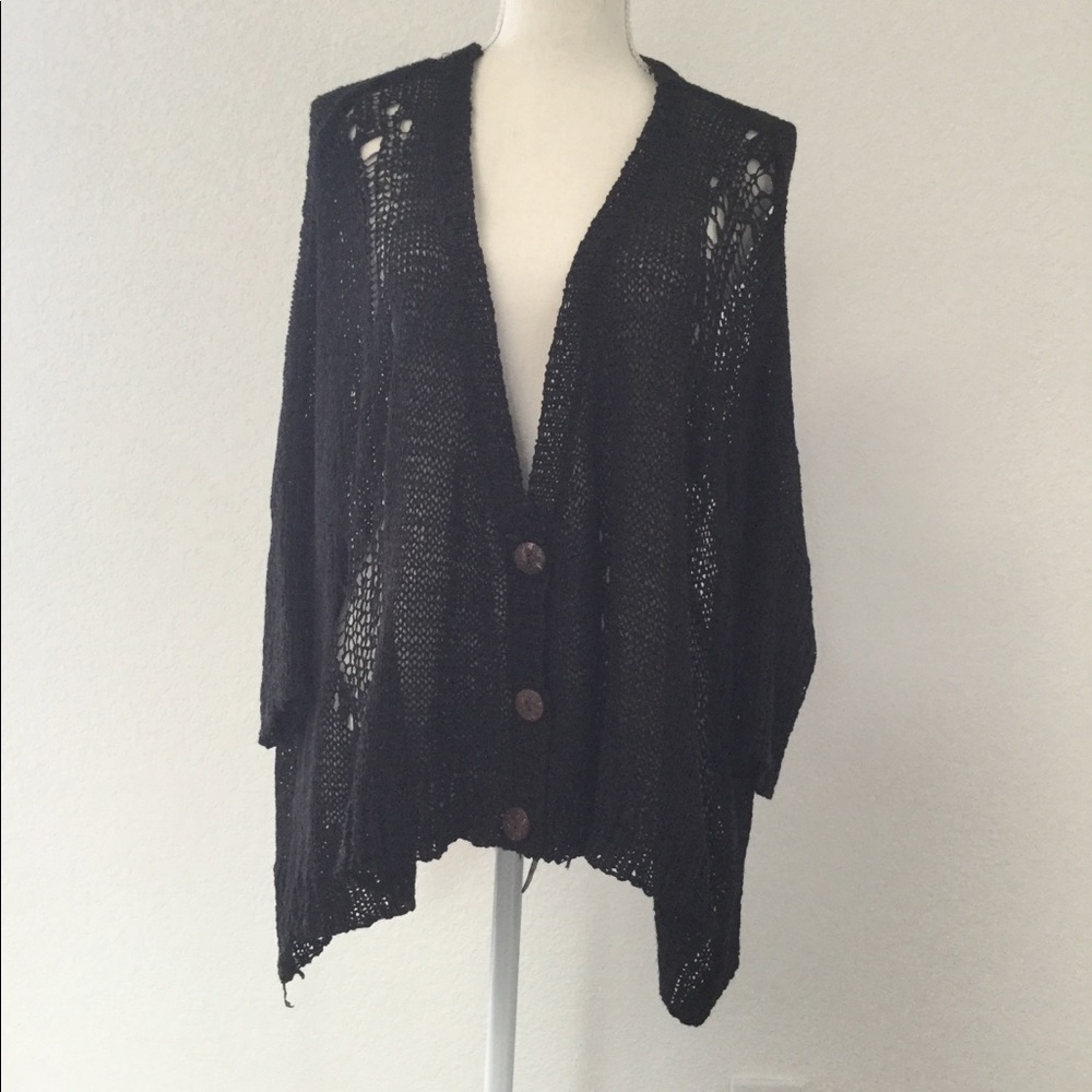 LF millau distressed sweater